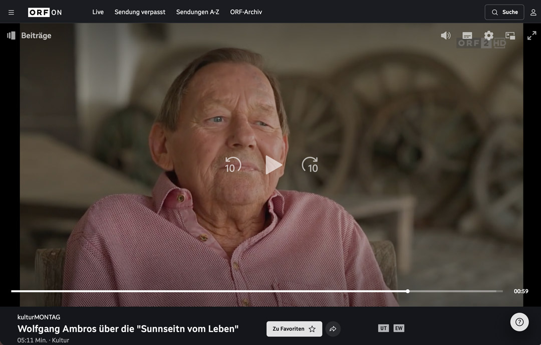 Wolfgang Ambros Kulturmontag