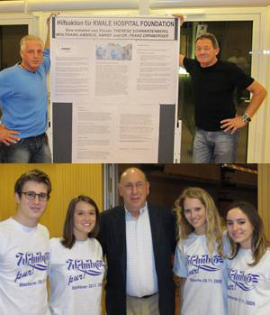 1165 Euro für die Kwale Hospital Foundation